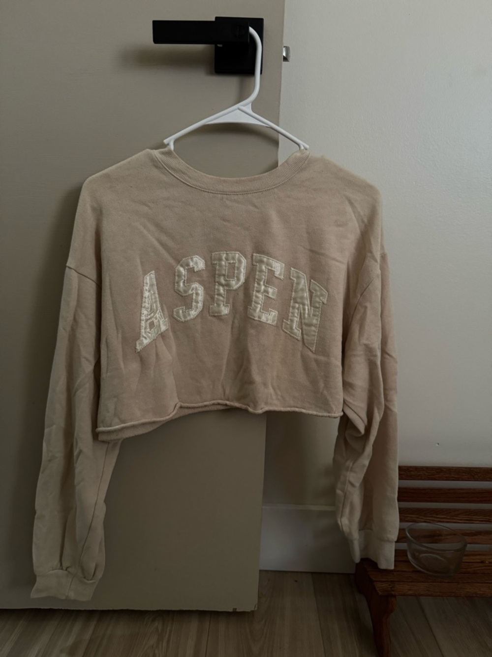 Garage Beige Crewneck Sweatshirt